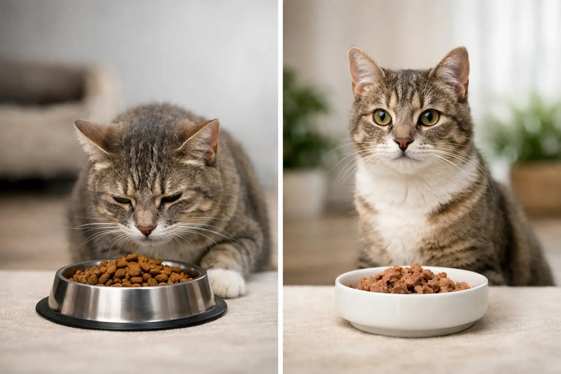 Sensitive Cat Food Transition Before After Story
