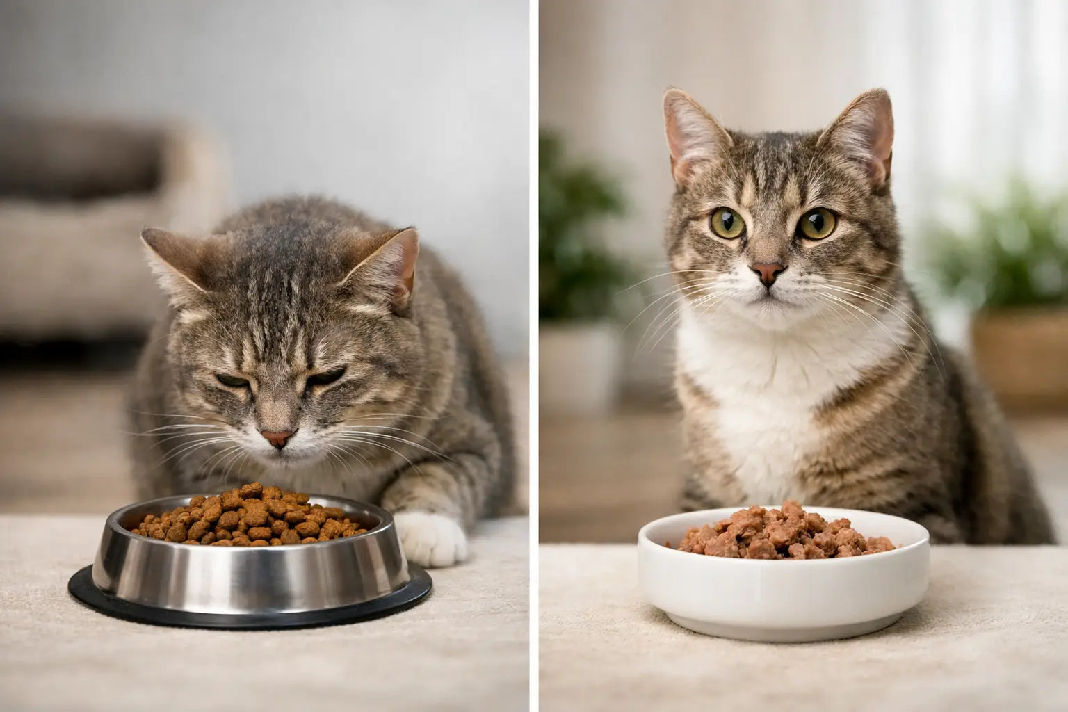 Sensitive Cat Food Transition Before After Story