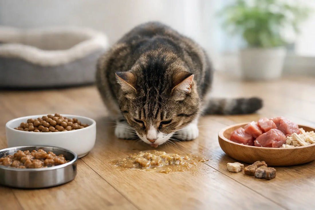 Cat Food for Frequent Vomiting: What Helps