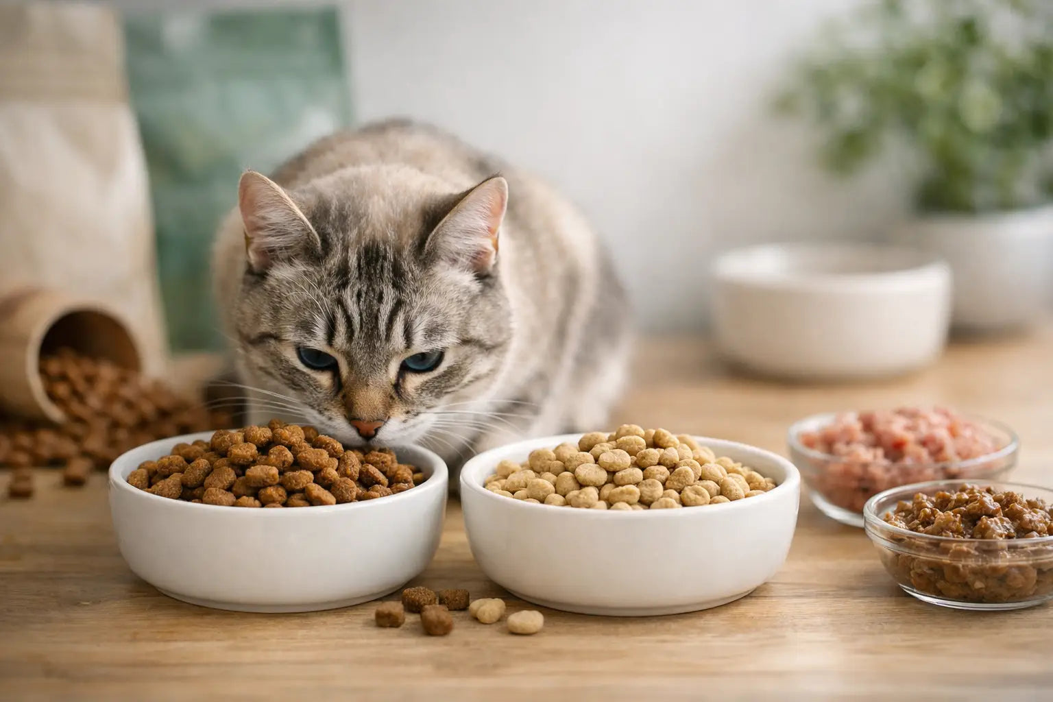 How to Switch Dry Food for Sensitive Cats