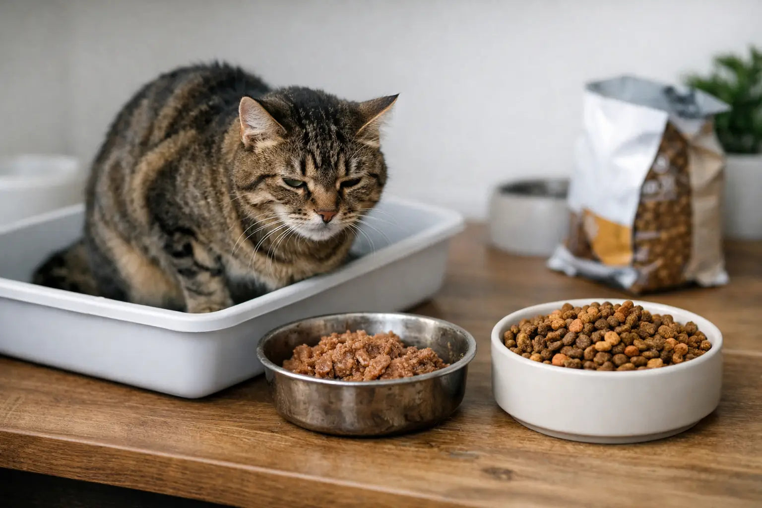 What Causes Diarrhea During Cat Food Switch?