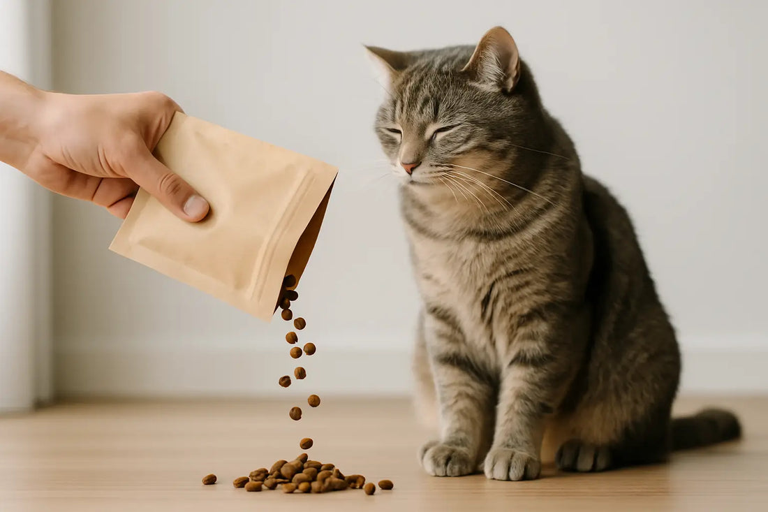 Small Bag Cat Food Trial: Do It Calmly