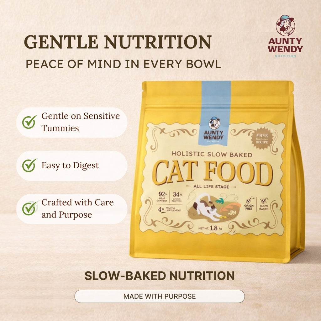 Aunty Wendy Holistic Slow Baked Cat Food 5.4KG