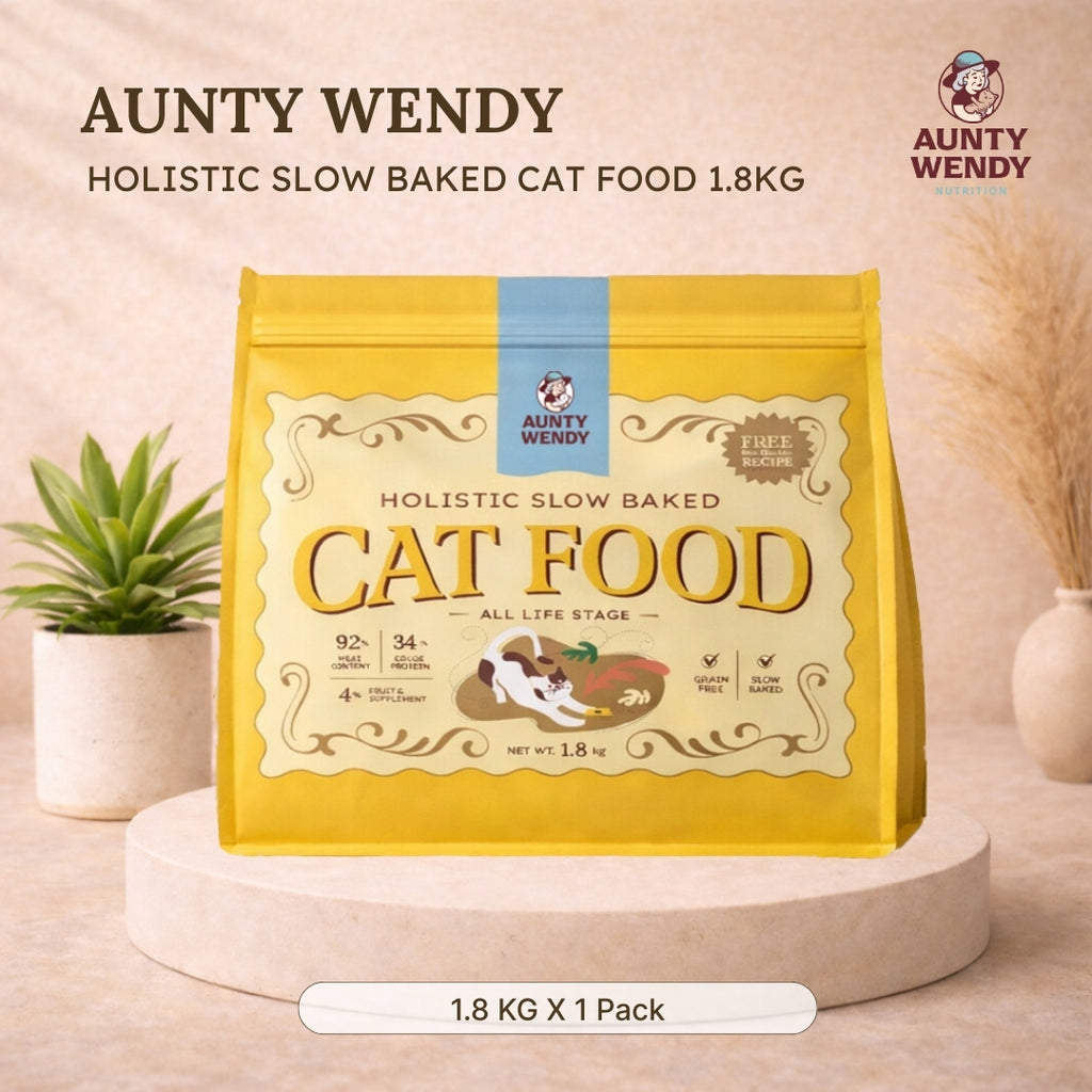 Aunty Wendy Holistic Slow Baked Cat Food 1.8KG