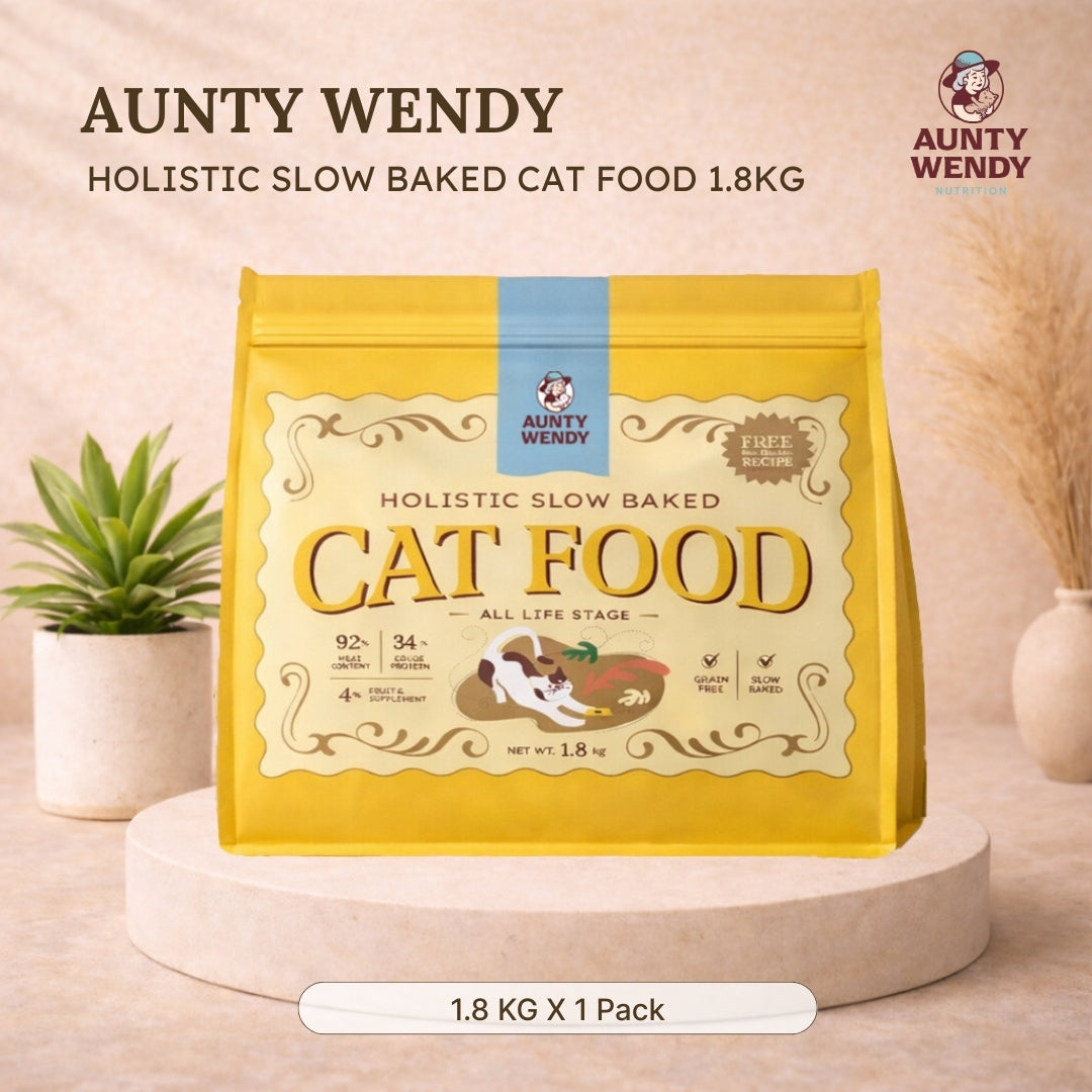 Aunty Wendy Holistic Slow Baked Cat Food 1.8KG