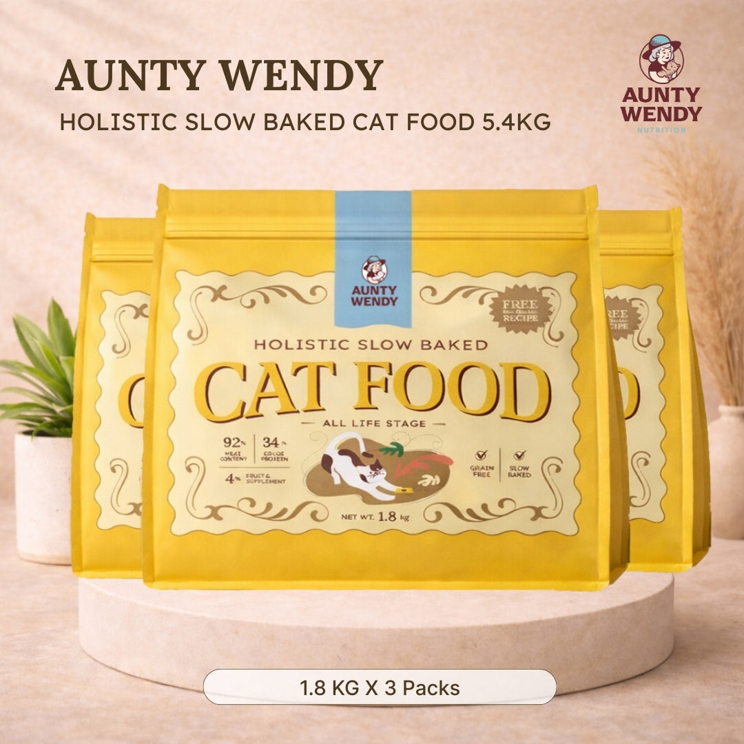 Aunty Wendy Holistic Slow Baked Cat Food 5.4KG