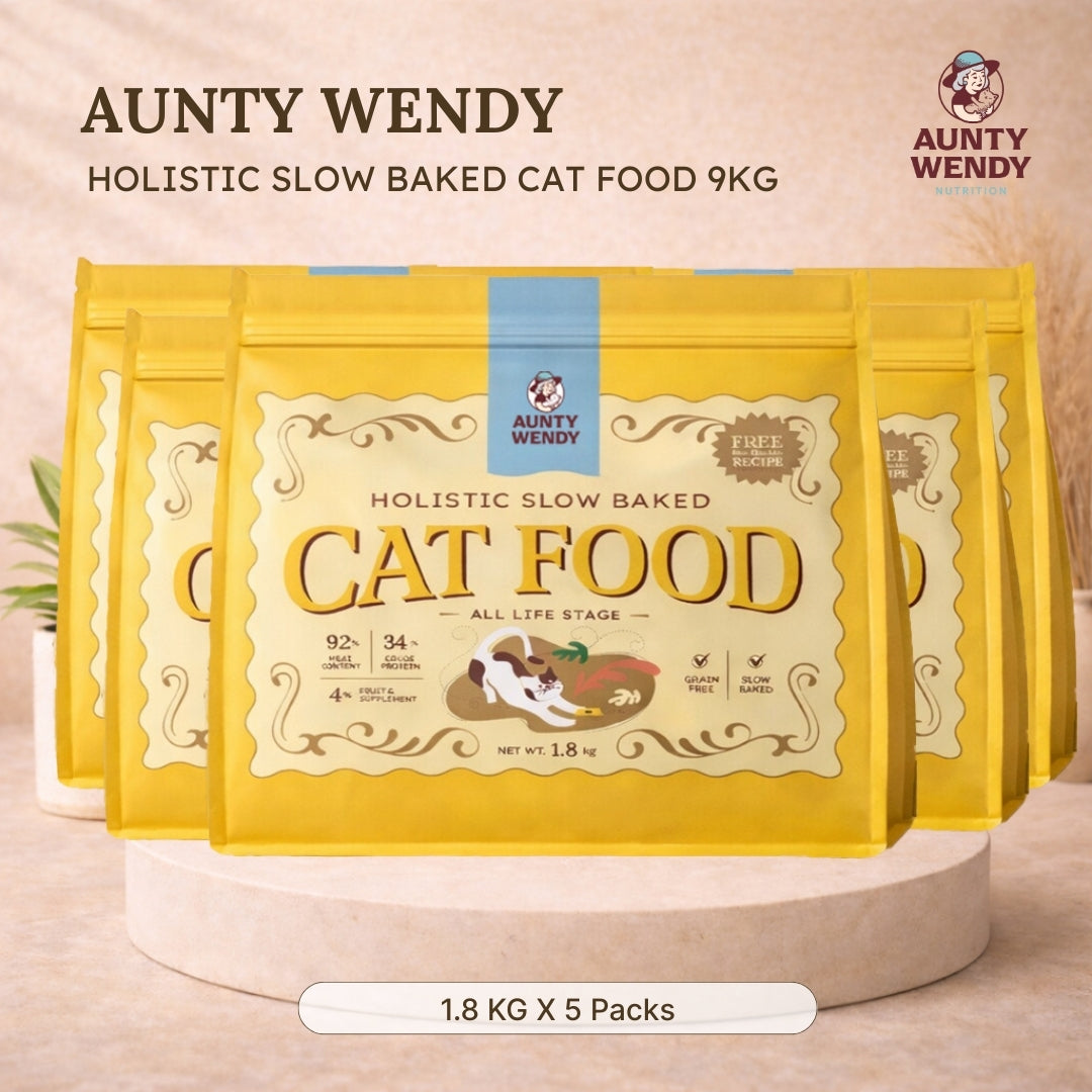 Aunty Wendy Holistic Slow Baked Cat Food 9KG