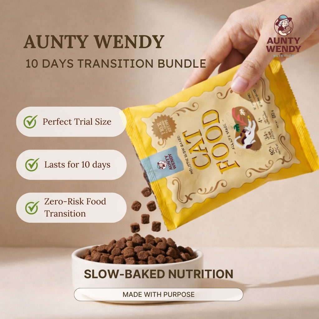 Aunty Wendy 10 Day Cat Food Transition Box
