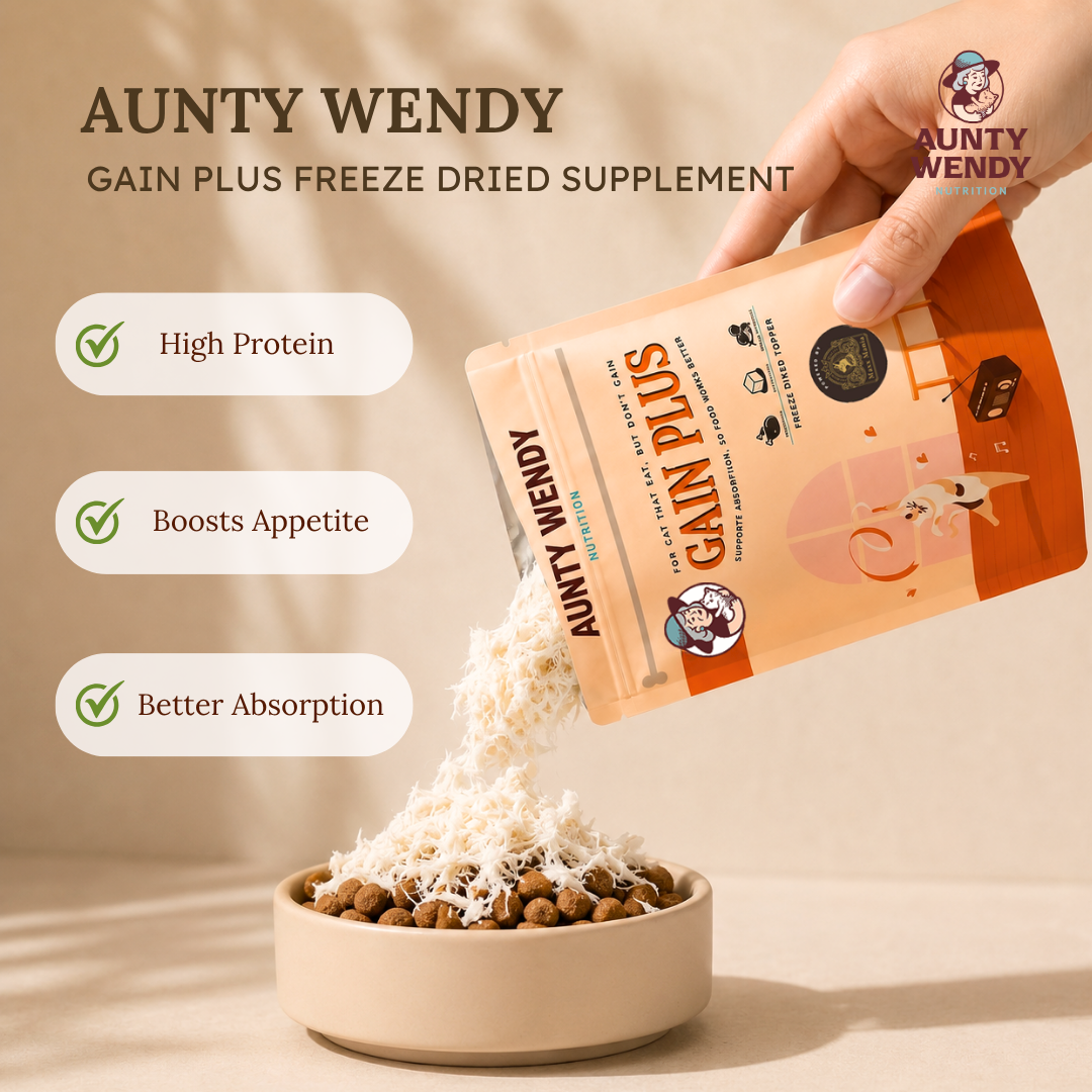 Aunty Wendy Gain Plus Freeze Dried Supplement