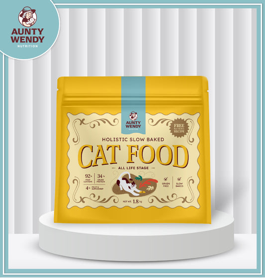 Aunty Wendy Holistic Slow Baked Cat Food 1.8KG